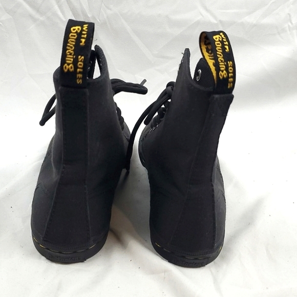 Dr. Martens Sheridan Black Canvas Boot - Picture 5 of 7